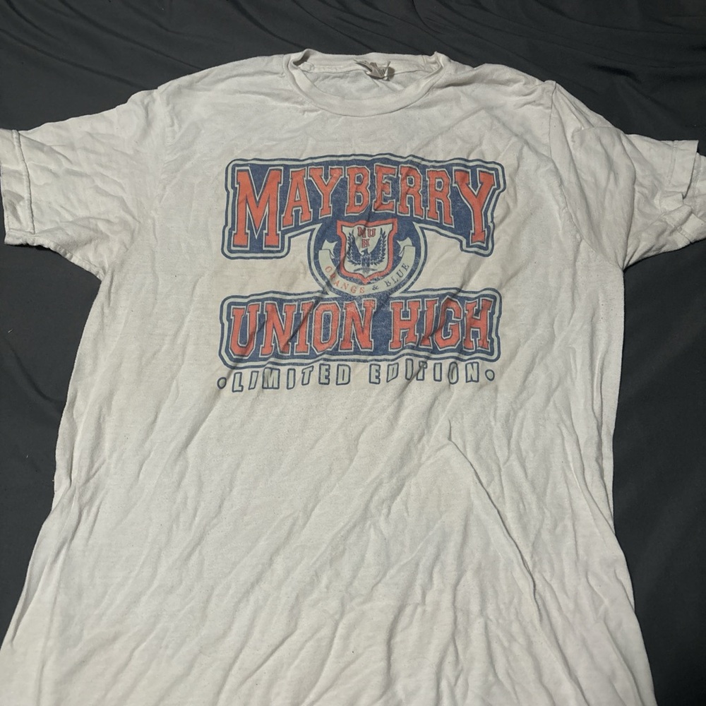 Mayberry high school short men’s white